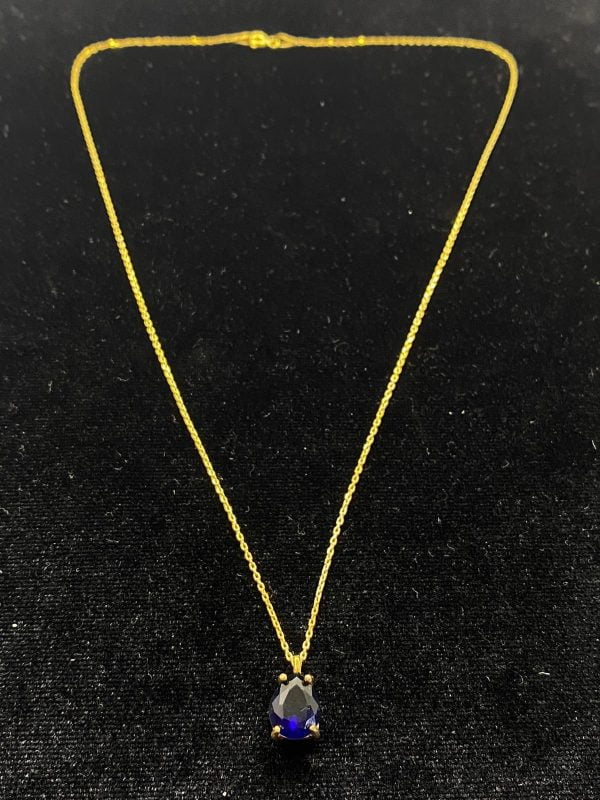 3 opțiuni de culoare Verde albastru roșu piatră de zirconiu smarald de culoare argint 925 picătură colier autentic femei