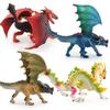 Simulated Animal Model Toy Ancient Mythology Warcraft Model Flying Dragon Lava Dragon Battle Dragon Beast Solid Figure Ornament