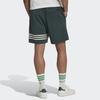 Adidas Originals Trefoil Contrast Stripe Drawstring Straight Casual Shorts Men Shorts Green HR8652