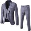 2023 Men's Business Casual Wedding Suit Set - Three-Piece for Groom & Best Man
