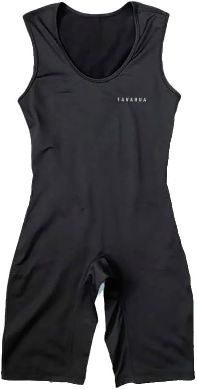 

TAVARUA Men s Short John Innerwear, Warm, Far-Infrared Treatment, Fleece-Lined, Stretch, Surfing Wetsuit, Cold Weather Protection, 6001 (M)