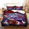 Red Sexy Red Lips Duvet Cover and Pillowcase Set ,kiss Love Letter Twin Size Quilt Cover for Women Girl Teen ,Bedspread Cover