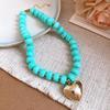 Elegant Summer Acrylic Beaded Necklace: Fashionable Round Clavicle Chain Jewelry