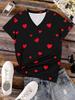 Women's Summer V-Neck Short Sleeve T-Shirt