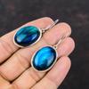 Neon Flash Labradorite Earring High Quality Gemstone Earring Handmade Jewelry 925 Sterling Silver Earrings Antique Jewelry Mother's Day Gift