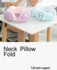 U-Shaped Cartoon Neck Pillow: Cute Embroidered Travel Pillow with Parent-Child Support