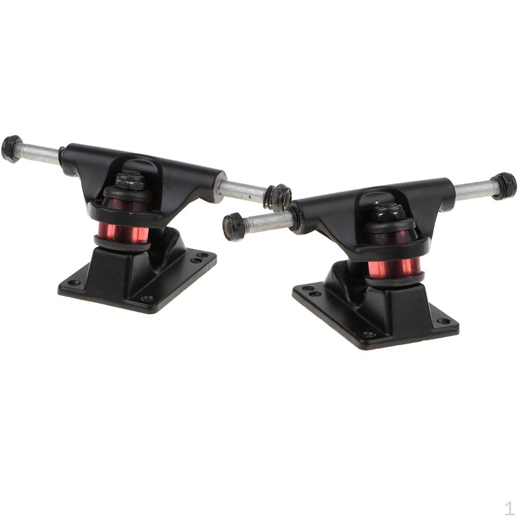 

1 Pair Alloy 150mm Truck For Skateboard Fish Board чорний