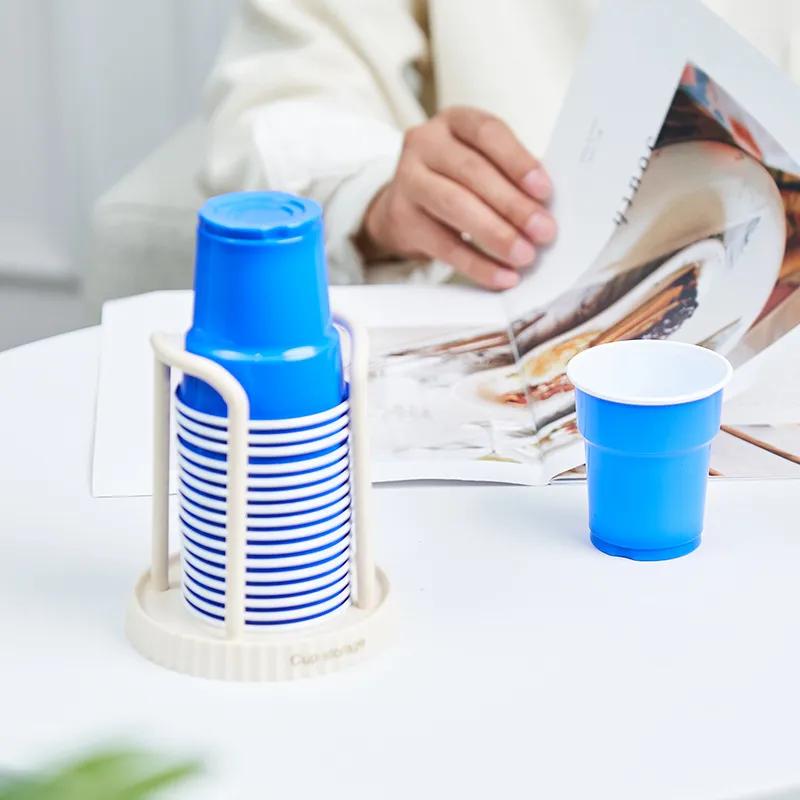 Disposable Cup Holder Desktop Cup Extractor Multifunctional Cup Storage Holder Household Coffee Cup Holder YLE618