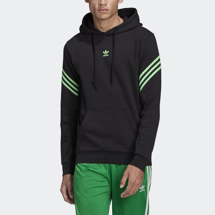 Adidas Originals Collaboration Sports Drawstring Hoodie Men Tops Black GS2631