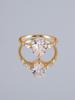 S925 Silver Droplet 7*10mm 2CT Moissanite Ring, A Fine Jewelry Piece, Fashionable and Exquisite, Suitable for Gifting