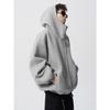 Vintage Quick-Return Unisex Loose Fit Zipper Hoodie Sweatshirt