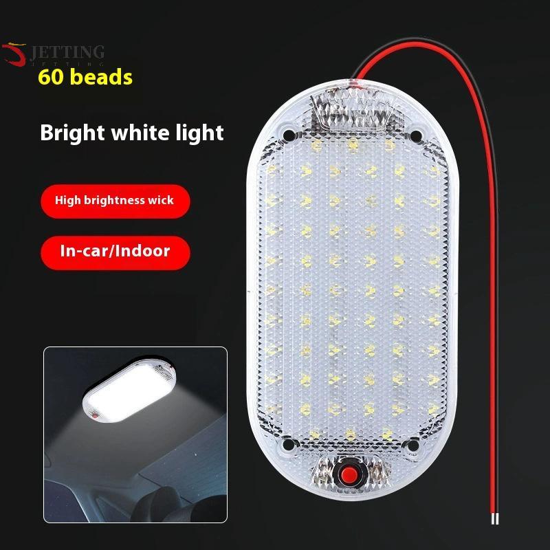 1Pcs Car Ceiling Indoor Interior Lamp For Motorhomes Led Bars 12v-85v Led Car Universal Roof Bars Car Reading Light Trunk Light