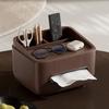 Paper towel holder and storage box-modern farmhouse style rectangular plastic box with paper towel holder