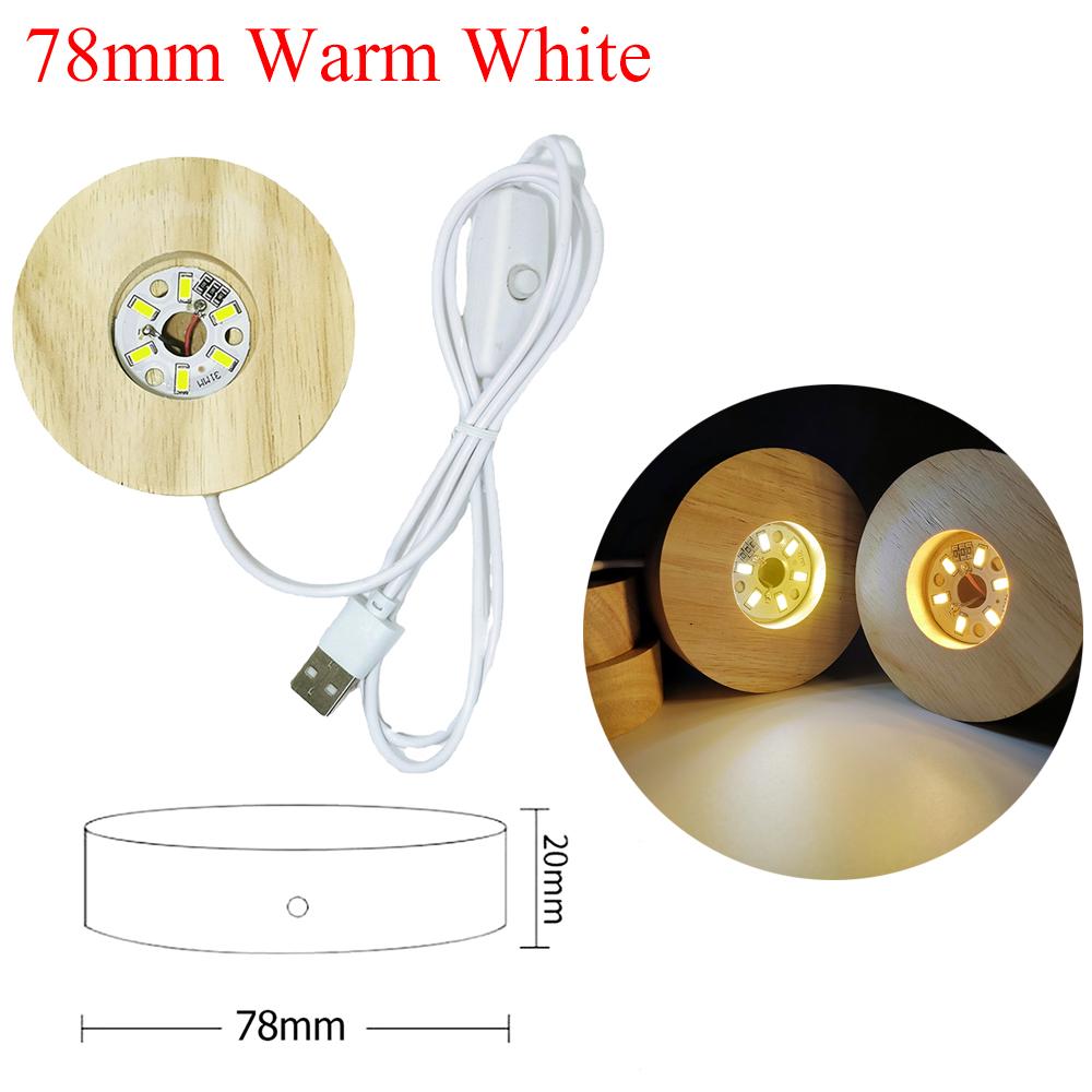 

Круглая деревянная подставка с USB-подсветкой, цельная резиновая, деревянная, светодиодная, подставка для дисплея, держатель для лампы, основание для лампы, художественное украшение, основание для подсветки