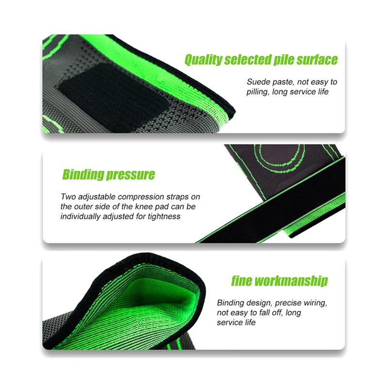 1PS Knee Brace Compression Knit Knee Pad For Sports Quickly Absorb Perspiration Keep Knees Warm Knee Boosters Breathable Support
