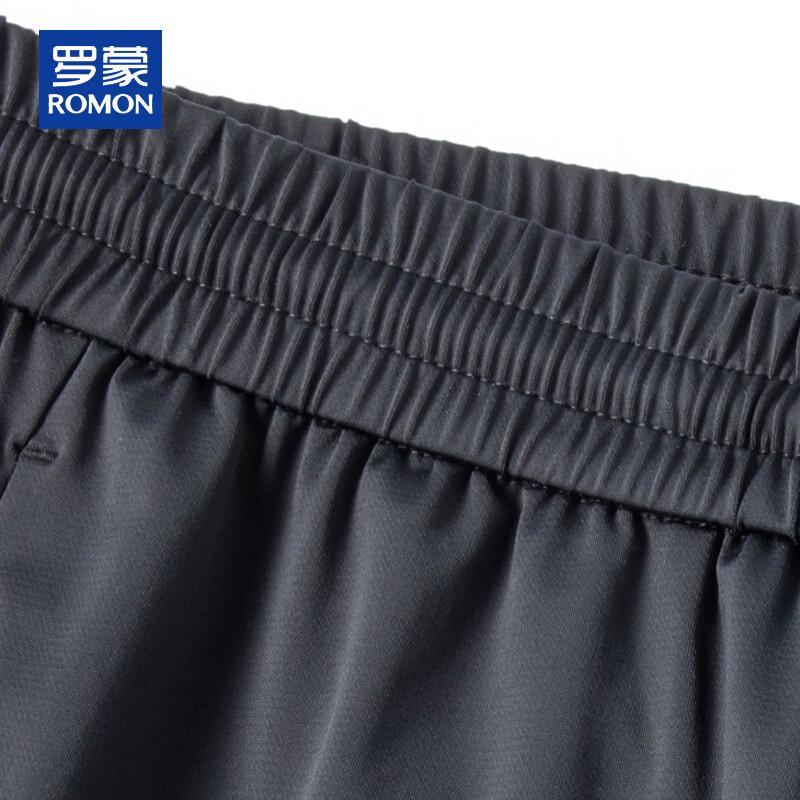 ROMON Men's Ice Silk Twill Casual Pants