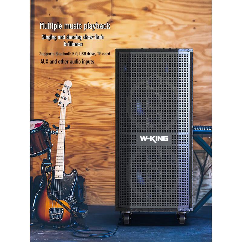 W-King K20Pro 360W High-Power Bluetooth Speaker with Dual Mics CN Plug (adapter Included)