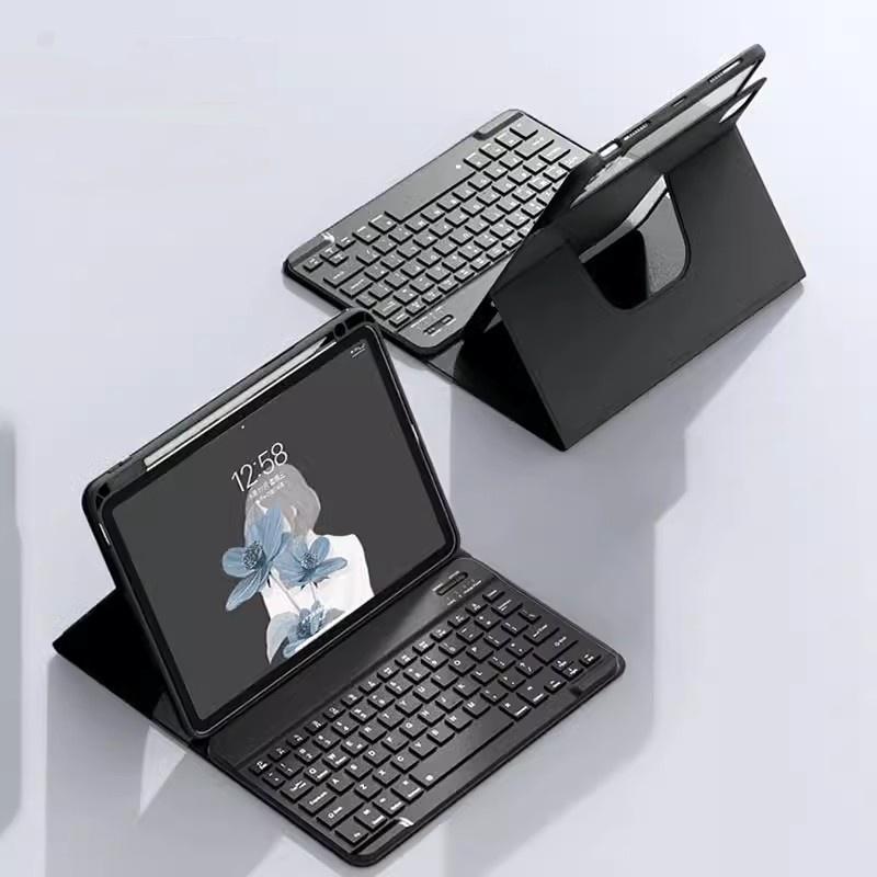 Cae with Keyboard for IPad 11th 11" A16 Air11 M3 Pro11 Air 6 5 4 10.9" 10th 10.9 10.2 Magnetic 360 Rotation Case
