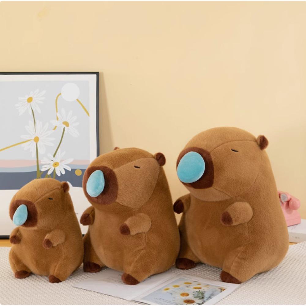 Capibara Runny Nose Doll Capybara Girl Couple Birthday Gift Plush Doll Home Companion Couple Gift