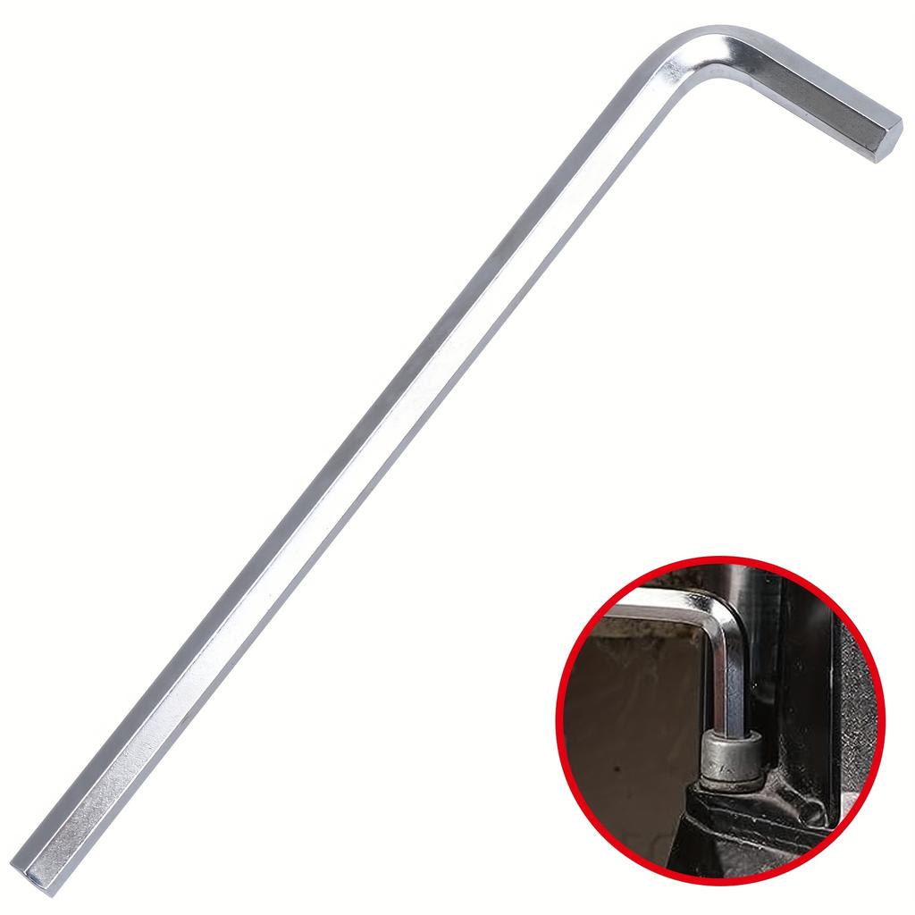 Clé Allen métrique en pouces 8 pièces: design en L, tailles variées, ensemble outils bras court, transportable poche