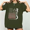 Women's Casual Short Sleeve T-Shirt Crew Neck Loose Fit Letter Print Fashion Top Comfortable Everyday Wear