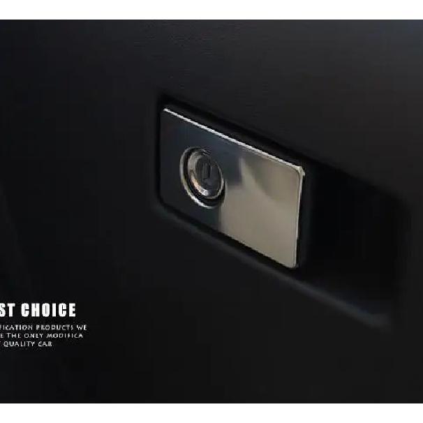 Car interior glovebox decorative covers trim chrome stainless steel sequ strip ticker for Volvo XC60 S60 V60 S80 2012-2017