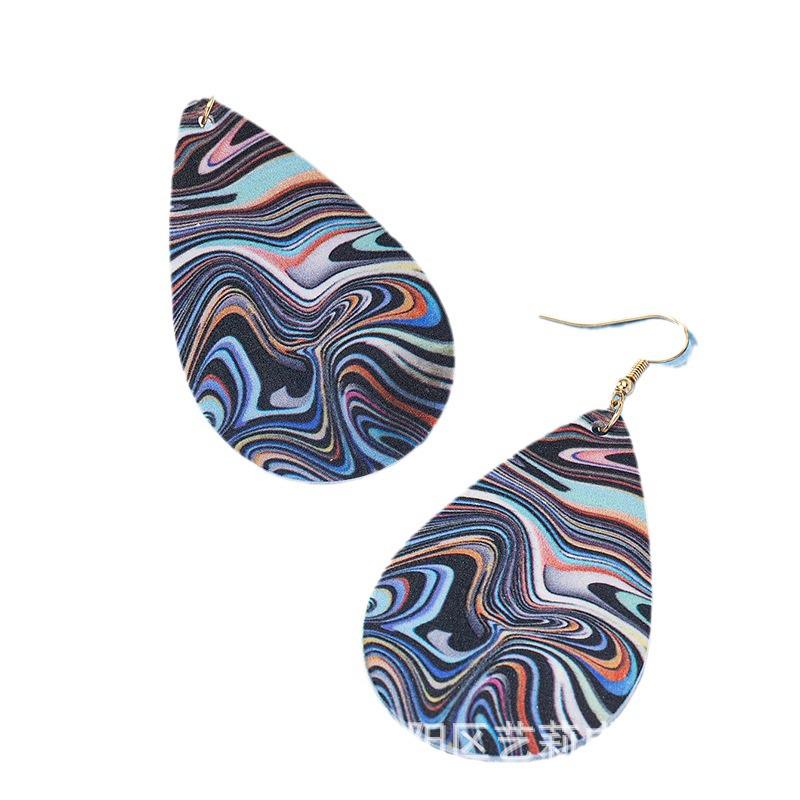 Niedliche geometrische Tropfenohrringe für Damen: Trendige Retro-Mode mit europäischem & amerikanischem Stil
