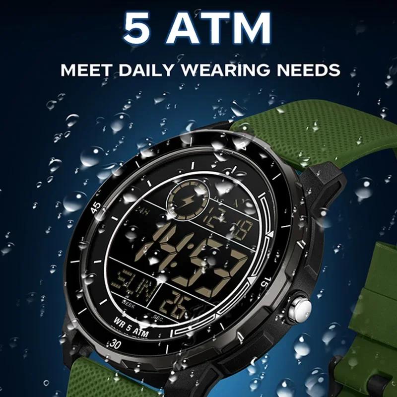 SANDA Outdoor Sport Electronic Watch Men LED Date Alarm Clock Wristwatch Man Countdown Waterproof Military Shock Digital Watches