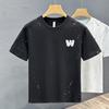 New Summer Men's Short-sleeved T-shirt Cotton American Printed Thin Short T-shirt Top