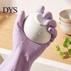 Protective Cleaning Gloves Extended Waterproof Dishwashing Gloves, Anti-slip Grip Natural Latex Elbow Length Kitchen Accessories Durable for