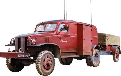Miniart Communication Truck with Trailer Plastic Model MA37062 1/35 K-51