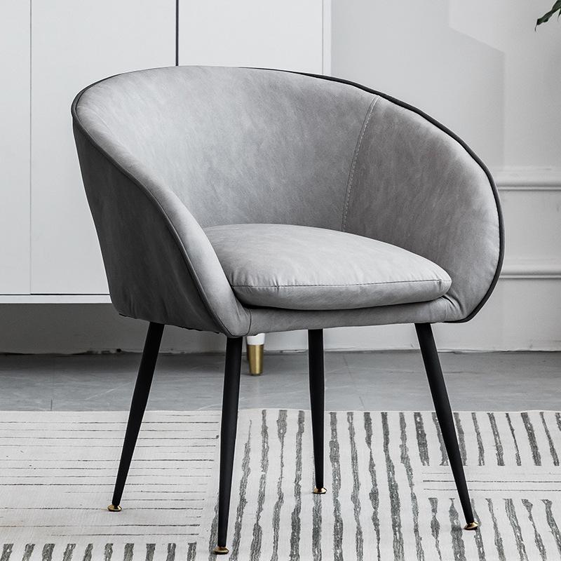 Single Leisure Chair Negotiation Sofa Chair Nordic Simple Modern Balcony Hotel Chair Living Room Bedroom Dressing Chair Sofa