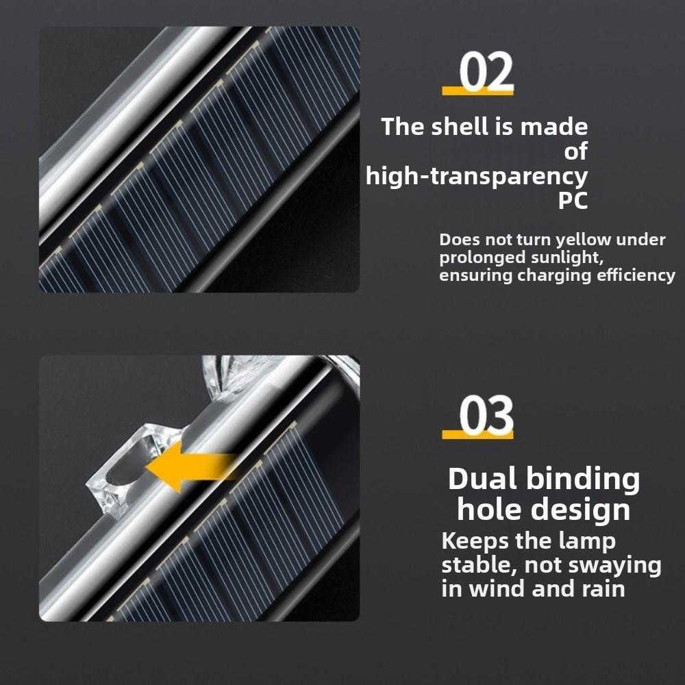 Tricolor Light Solar Ocean Signal Light Solar Powered High Brightness Navigation Signal Light Magnet Switch Strobe Flash