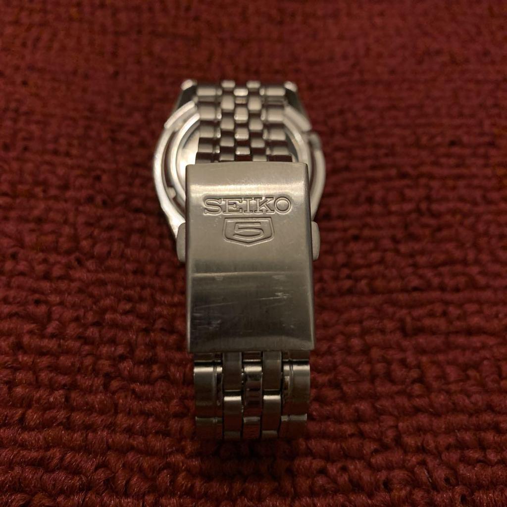 [USED] SEIKO Automatic Watch Seiko 5 Skeleton Back 7S26-01V