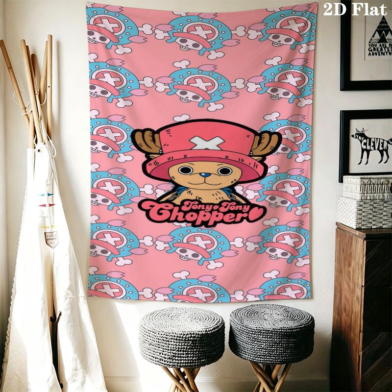 One Piece Tony Tony Chopper Tapiserie de Perete Estetică Agățătoare de Perete Pătură din Pânză Imprimată Tapiserii Decorative Pentru Dormitor Sufragerie Decor Acasă