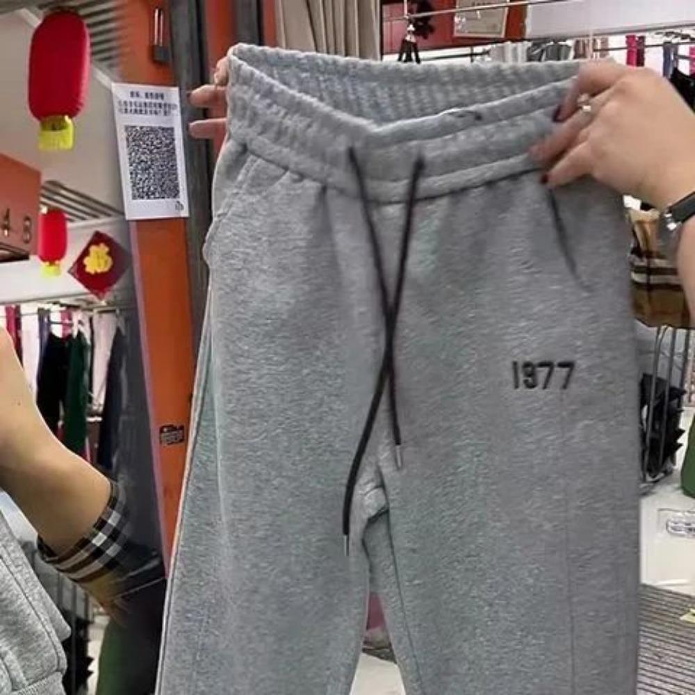 Móda Dámské Zimní Teplé Dlouhé Kalhoty Fleecové Silné Legíny Jednobarevné Nadměrné Velikosti Elastické Se Šněrováním Ležérní Tepláky Harémové Kalhoty Ležérní Kalhoty Nadměrné Velikosti