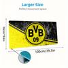 Poduszka z nadrukiem Borussia Dortmund Antypoślizgowa Mata pod mysz do laptopa/tabletu XXL Mata do gry na mini PC Z blokowaną krawędzią