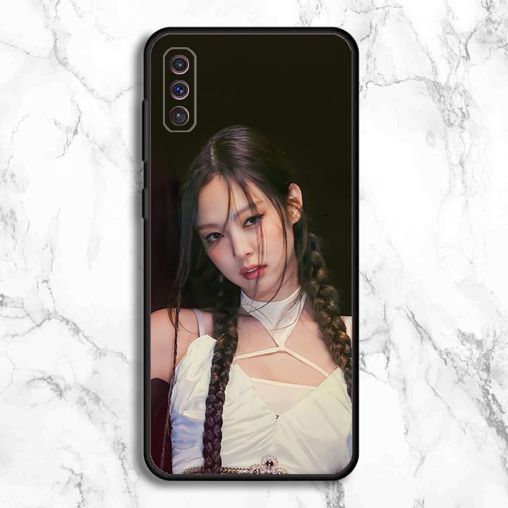 Kpop Jennie Kim Phone Case For Samsung Galaxy A13,A21s,A22,A31,A32,A52,A53,A71,A80,A91 Soft Black Phone Cover Samsung a50 30s 50s