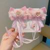 Plush Ball Children's Chinese Hairpin Bow Embroidered Bow Headwear Hanfu Hair Accessories  Kids
