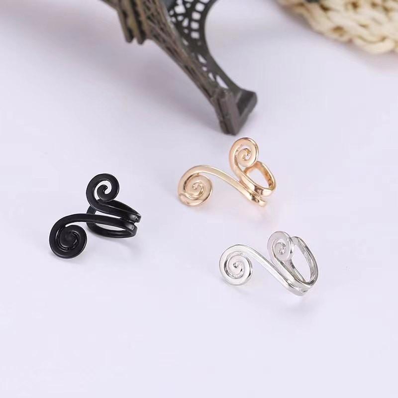 Japanese and Korean personality is simple and tight, Sun Wukong ear clips, a pair of Korean flower shape ear clips without ear piercings