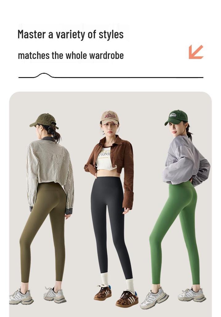 Enhanced Women's Autumn/Winter Long & Short Shark Yoga Pants, Plus Size, Outdoor-Ready.