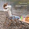Aluminum Folding Chair Portable Camping Chair Heavy Duty Outdoor Picnic Chair Car Trunk Lightweight Chair for Beach Hiking