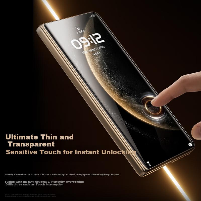 with Huawei Mate X5 Phone Screen Protector, Universal for Mate X3 Hydrogel Film, Non-Tempered Glass, HD Smooth Quick Film, Soft Film, 2 Pieces