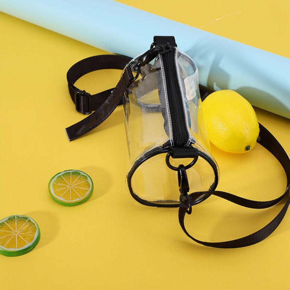 Waterproof PVC Chest Bag Pillow Shape Bag Clear Crossbody Bag Transparent Shoulder Bag  Girls