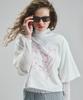COCANCL Cross-Stitched Baby Surfer T-Shirt / Ivory