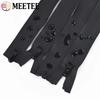 1/2/3/5 ks 15-100 cm Nylonový vodotěsný zip Otevřený konec Neviditelný ozdobný zip Bunda Taška Oblečení Reverzní zipy DIY šicí příslušenství