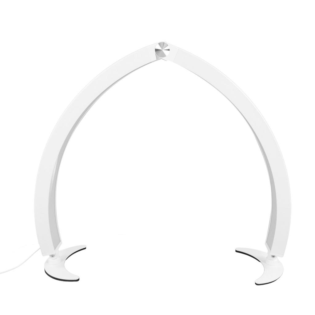 LED Half Moon Light 40W 28in 10 Brightness 7 Color Adjustment Dimmable Half Moon Nail Desk Lamp