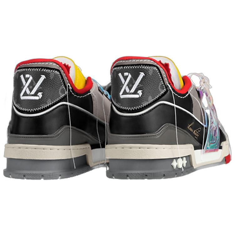 LOUIS VUITTON Lv Trainers 'Red Multi color' 1A8Q95
