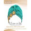 Headwrap Hair Turbans African Turban Flower Pearl Crystal Twisted Head Turban for Women Fashion