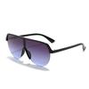 European and American new one-piece lenses trendy sunglasses women's high-end sense large frame eye protection cycling fashion sunglasses